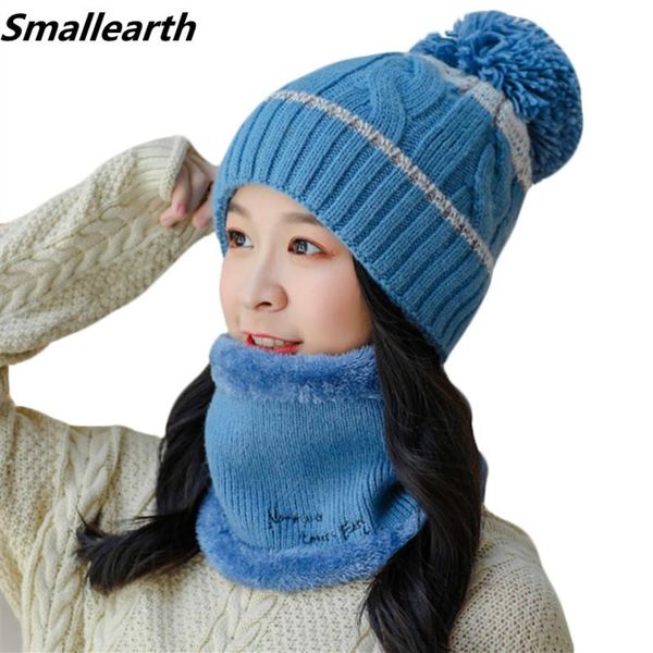 hats, scarves & gloves sets winter women hat scarf girls plus velvet warm beanies outdoor riding ski caps female thick knitted hats 2 pieces, Blue;gray
hats, scarves & gloves sets winter women hat scarf girls plus velvet warm beanies outdoor riding ski caps female thick knitted hats 2 pieces, Blue;gray