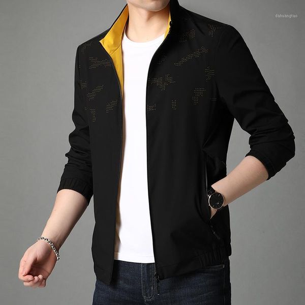 2020 new men's stand collar jacket summer autumn black young men business casual coat size s m xl xxl xxxl printed jackets man1, Black;brown
2020 new men's stand collar jacket summer autumn black young men business casual coat size s m xl xxl xxxl printed jackets man1, Black;brown