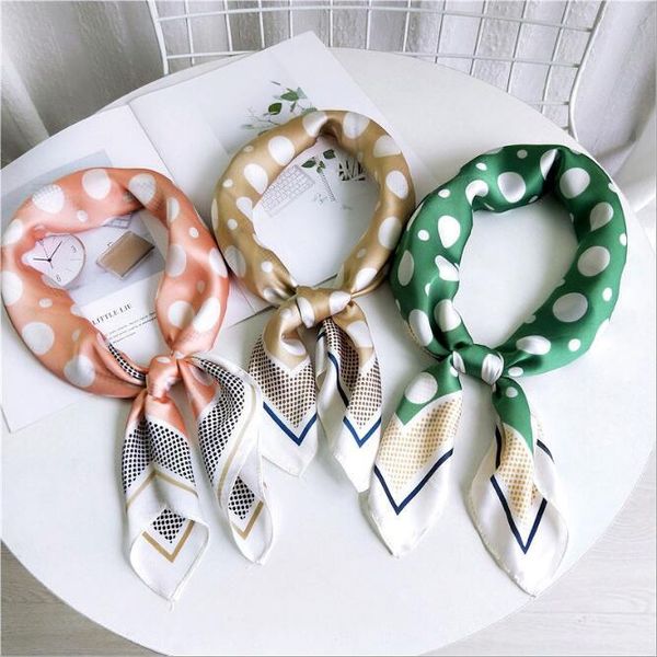 scarves 2021 silk scarf square women big and small dot pattern neckerchief for office lady all-match foulard bandana femme shawls, Blue;gray
scarves 2021 silk scarf square women big and small dot pattern neckerchief for office lady all-match foulard bandana femme shawls, Blue;gray
