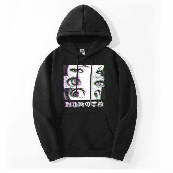 2020 spring winter new prison school eyes sad japanese anime hoodie men sweatshirt men warm fleece hooded men's sportswear, Black
2020 spring winter new prison school eyes sad japanese anime hoodie men sweatshirt men warm fleece hooded men's sportswear, Black
