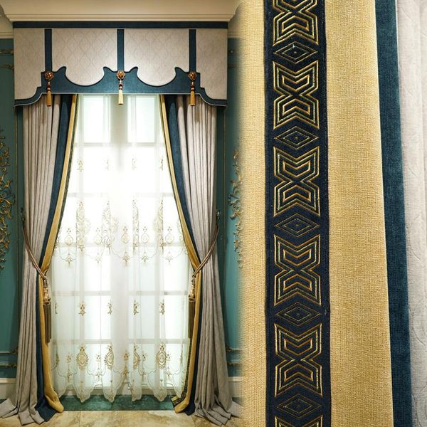 modern simple atmosphere living room study luxury floor curtain high grade european chenille jacquard bedroom shade curtain
modern simple atmosphere living room study luxury floor curtain high grade european chenille jacquard bedroom shade curtain