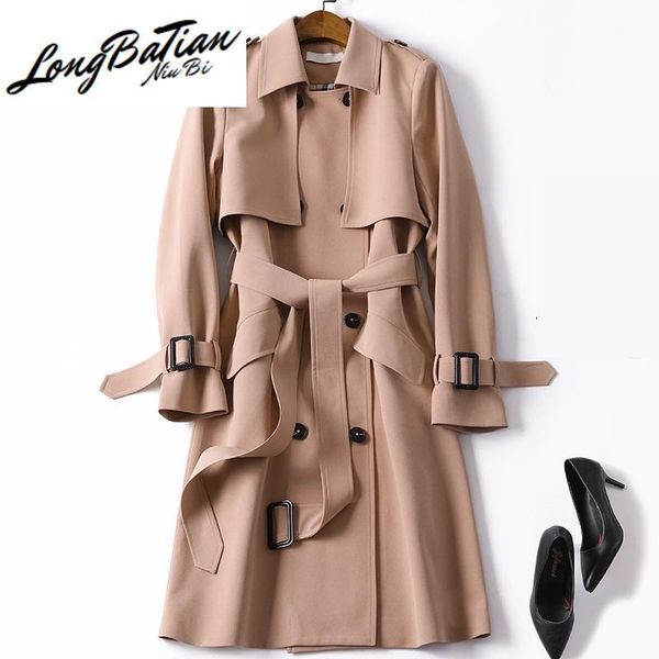 khaki black long windbreaker autumn office lady trench coat for women slim classic business outerwear female1, Tan;black
khaki black long windbreaker autumn office lady trench coat for women slim classic business outerwear female1, Tan;black
