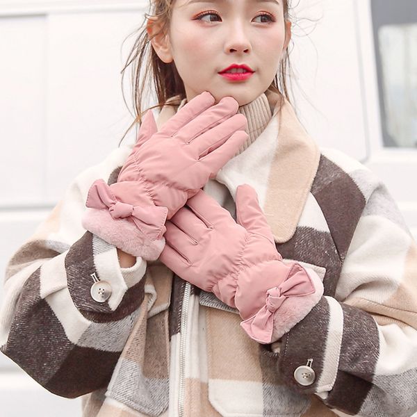 qglove girl winter thickening warm and lovely fur ball skiing cold wind touch screen riding down cotton glovesq, Blue;gray
qglove girl winter thickening warm and lovely fur ball skiing cold wind touch screen riding down cotton glovesq, Blue;gray