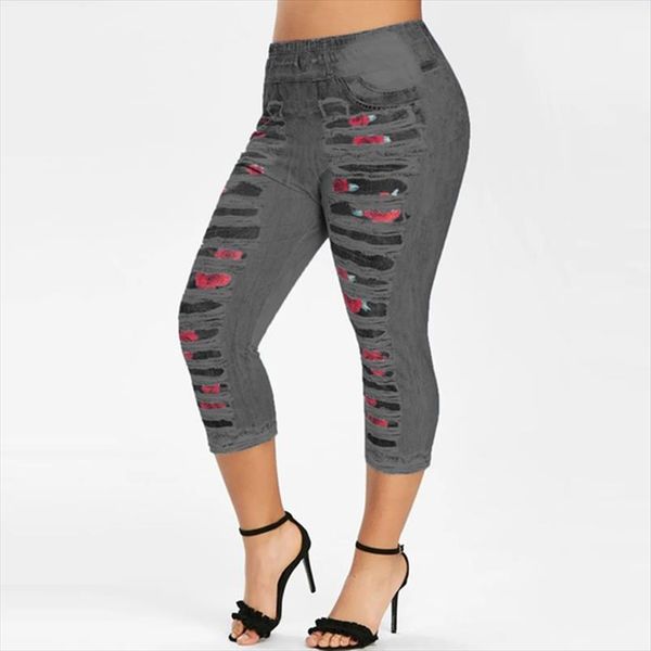 3d print fake jeans leggings women plus size high waist imitation denim trousers capri casual workout sports pants 2020, Black
3d print fake jeans leggings women plus size high waist imitation denim trousers capri casual workout sports pants 2020, Black