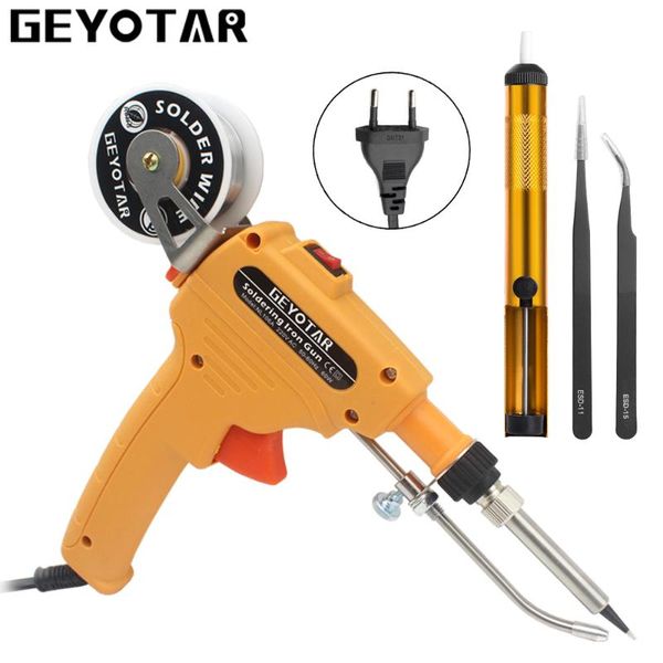 hand & power tool accessories geyotar 220v 60w automatic send tin electrical soldering iron gun welding with solder wire eu plug
hand & power tool accessories geyotar 220v 60w automatic send tin electrical soldering iron gun welding with solder wire eu plug