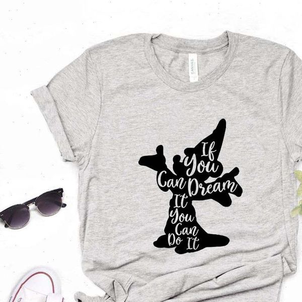 if you can dream it you can do it women tshirt cotton casual funny t shirt gift for yong girl street top, White
if you can dream it you can do it women tshirt cotton casual funny t shirt gift for yong girl street top, White
