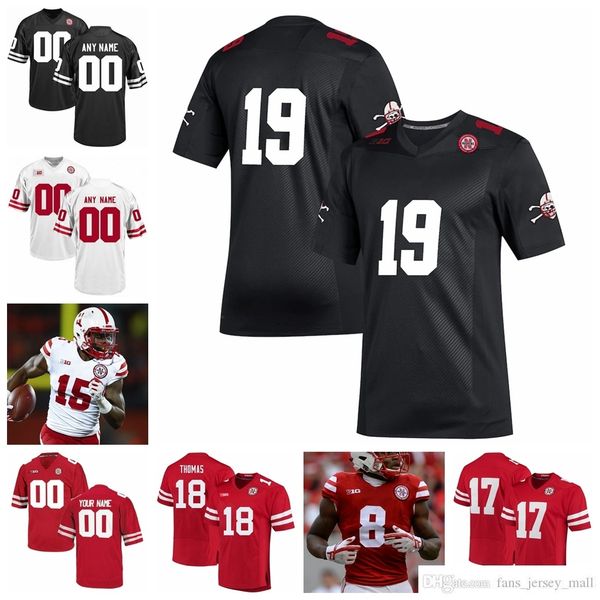 ncaa nebraska cornhuskers college football jerseys connor ruth jersey ronald thompkins adrian martinez jd spielman jerseys custom stitched j, Black
ncaa nebraska cornhuskers college football jerseys connor ruth jersey ronald thompkins adrian martinez jd spielman jerseys custom stitched j, Black