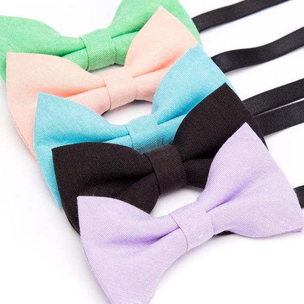 children bow ties cotton plain dyed solid boys girls bowtie party accessories men adjustable formal wedding butterfly qylvjt, Black;gray
children bow ties cotton plain dyed solid boys girls bowtie party accessories men adjustable formal wedding butterfly qylvjt, Black;gray