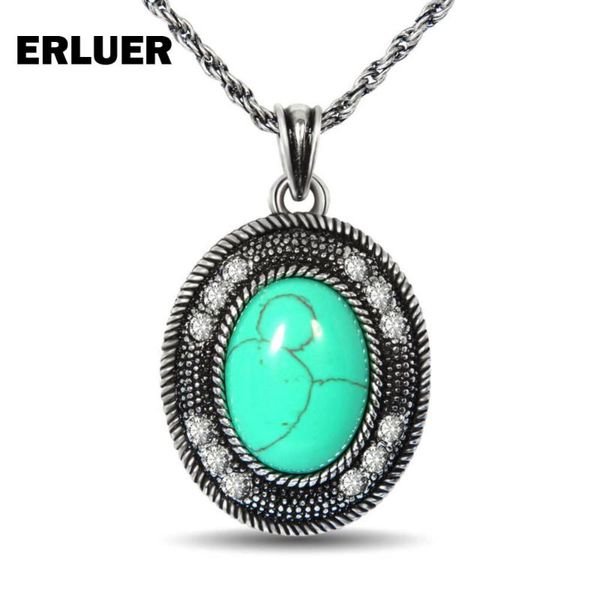 pendant necklaces erluer european vintage retro silver plated charm necklace for women men green natural stone crystal & jewelry
pendant necklaces erluer european vintage retro silver plated charm necklace for women men green natural stone crystal & jewelry