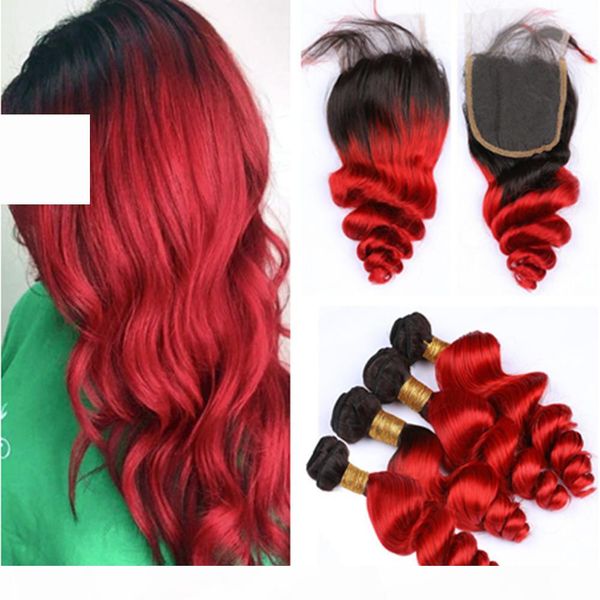 bright red ombre loose wave hair bundles with closure #1b red ombre loose wavy brazilian human hair 4bundles with 4x4 lace closure, Black;brown
bright red ombre loose wave hair bundles with closure #1b red ombre loose wavy brazilian human hair 4bundles with 4x4 lace closure, Black;brown