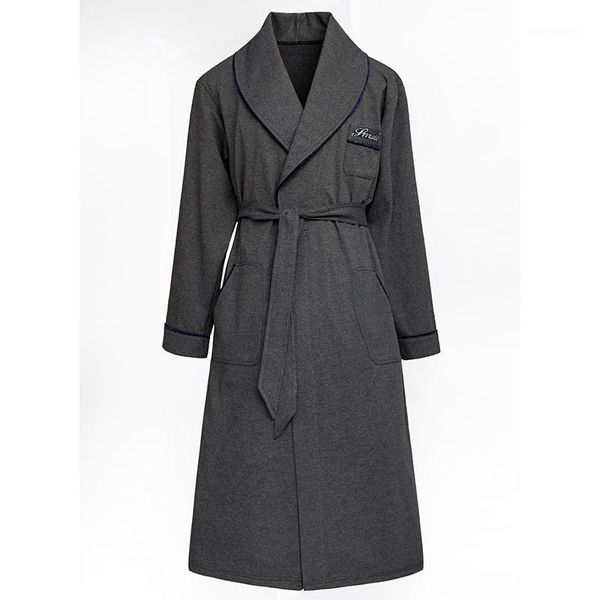 brand spring autumn home l bathrobe men's solid color elegant string bath robes male long sleeve 100% cotton dressing gown1, Black;brown
brand spring autumn home l bathrobe men's solid color elegant string bath robes male long sleeve 100% cotton dressing gown1, Black;brown