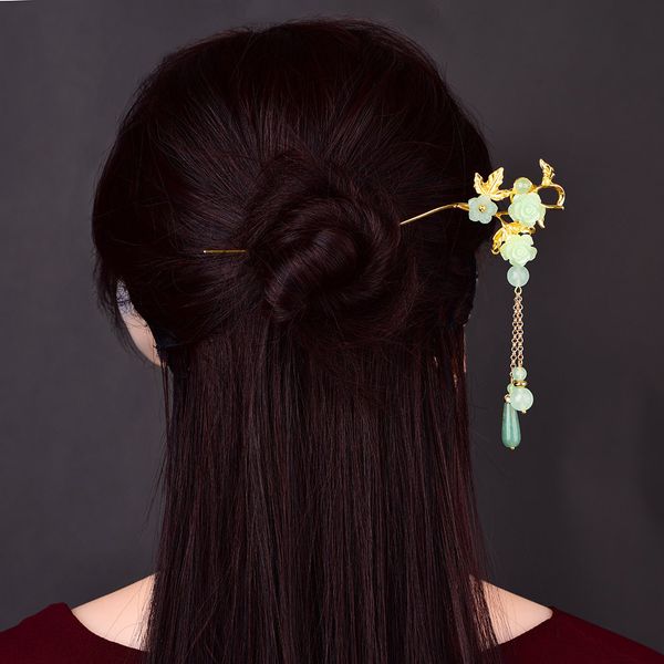 personal classical color yu dongling yu exquisite step shake temperamental super fairy princess tassel hair sticks, Golden;silver
personal classical color yu dongling yu exquisite step shake temperamental super fairy princess tassel hair sticks, Golden;silver
