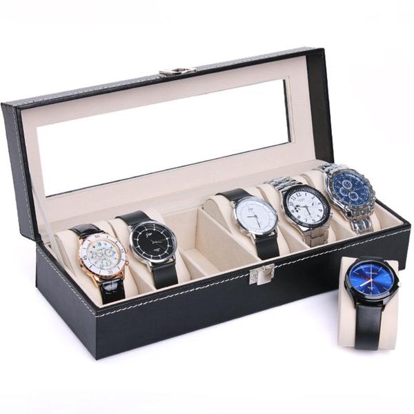 new 6 grids pu leather watch display slot case jewelry display collection watch storage box windowed case organizer, Pink;blue
new 6 grids pu leather watch display slot case jewelry display collection watch storage box windowed case organizer, Pink;blue