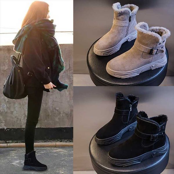boots 2021 arrival winter british style snow booties fur keep warm fashion lightweight soft comfortable lace-up ankle bota, Black
boots 2021 arrival winter british style snow booties fur keep warm fashion lightweight soft comfortable lace-up ankle bota, Black