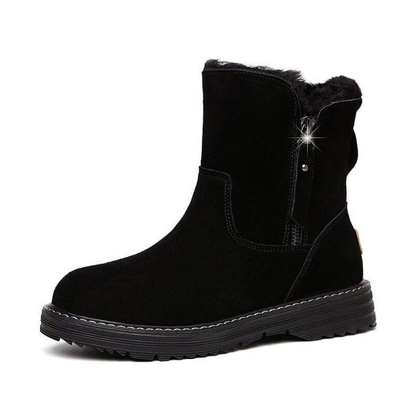 boots women 2021 winter plus velvet snow fashion platform ankle casual women's, Black
boots women 2021 winter plus velvet snow fashion platform ankle casual women's, Black