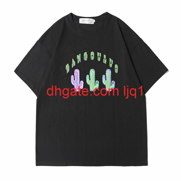 cactus print short sleeve t-shirt men's fashion brand round neck 5-sleeve bf harajuku fashion loose half sleeve, White;black
cactus print short sleeve t-shirt men's fashion brand round neck 5-sleeve bf harajuku fashion loose half sleeve, White;black