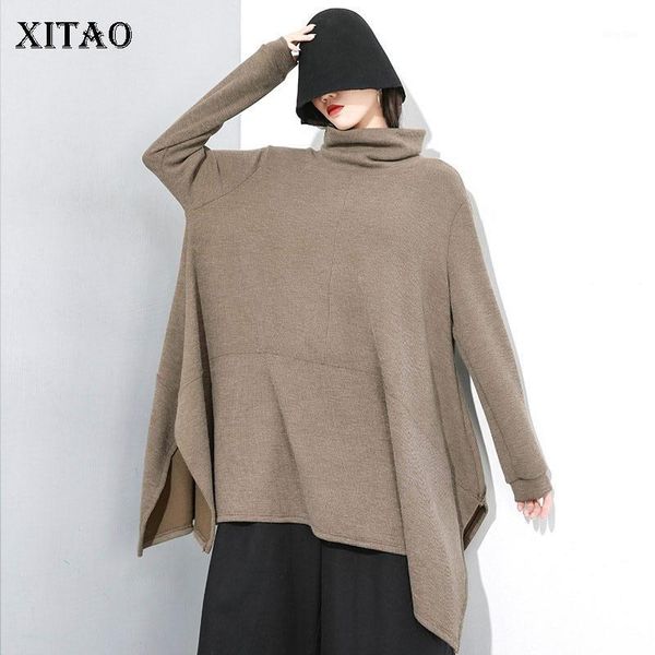 xitao irregular pleated sweatshirt fashion 2019 winter full sleeve knitted small fresh minority casual loose sweatshirt xj28881, Black
xitao irregular pleated sweatshirt fashion 2019 winter full sleeve knitted small fresh minority casual loose sweatshirt xj28881, Black