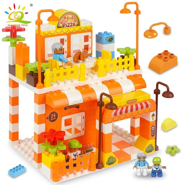 huiqibao 122pcs пицца магазин big building blocks set duploed размер город street view магазин кирпичи развивающие игрушки для детей подароч
huiqibao 122pcs пицца магазин big building blocks set duploed размер город street view магазин кирпичи развивающие игрушки для детей подароч