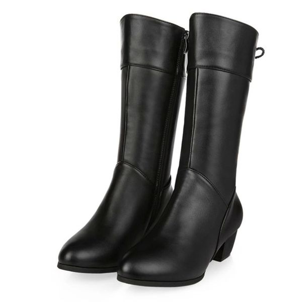 fashion mid-calf rubber boots for women black booties pu leather zipper 2020 women's shoes non slip design autumn female shoes #os2s
fashion mid-calf rubber boots for women black booties pu leather zipper 2020 women's shoes non slip design autumn female shoes #os2s