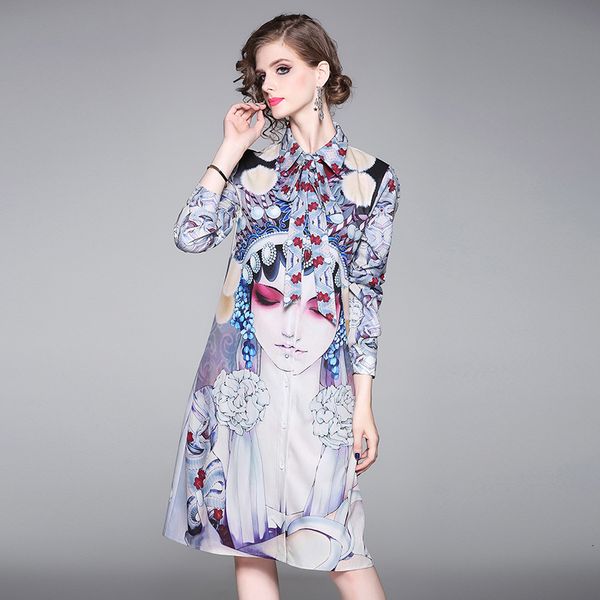 2021 vintage totem pattern print single-breasted shirt new arrival women long sleeve lapel belt mini vestido 12b1, Black;gray
2021 vintage totem pattern print single-breasted shirt new arrival women long sleeve lapel belt mini vestido 12b1, Black;gray
