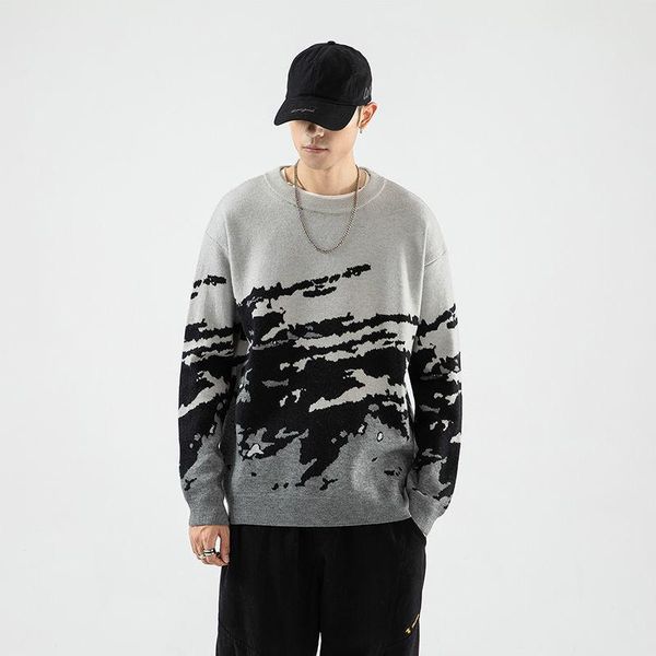 autumn round neck sweater men's korean version pullover long sleeve versatile sweater knitted base coat oversize fat man, White;black
autumn round neck sweater men's korean version pullover long sleeve versatile sweater knitted base coat oversize fat man, White;black