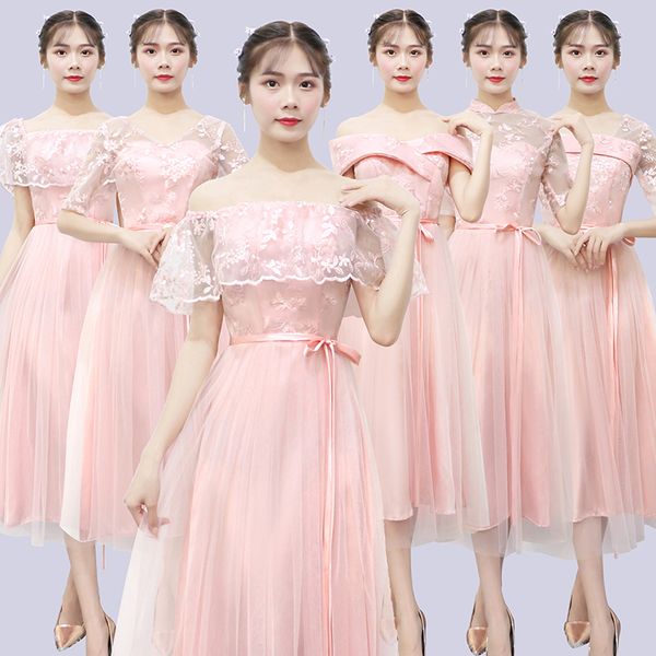 plus size women elegant lace guest wedding party junior medium-long pink bridesmaid dresses wedding guest dress vestidos 89, White;pink
plus size women elegant lace guest wedding party junior medium-long pink bridesmaid dresses wedding guest dress vestidos 89, White;pink