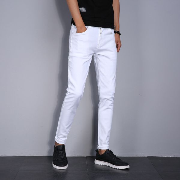 korean young pure white elastic jeans fashion versatile slim leggings men's pants, Black
korean young pure white elastic jeans fashion versatile slim leggings men's pants, Black