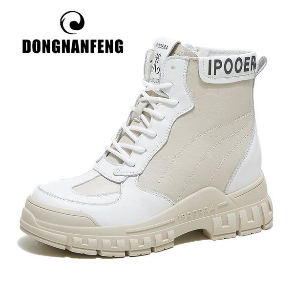 dongnanfeng women's female woman genuine leather ankle boots platform shoes sneakers autumn breathable lace up zipper 34-40, Black
dongnanfeng women's female woman genuine leather ankle boots platform shoes sneakers autumn breathable lace up zipper 34-40, Black