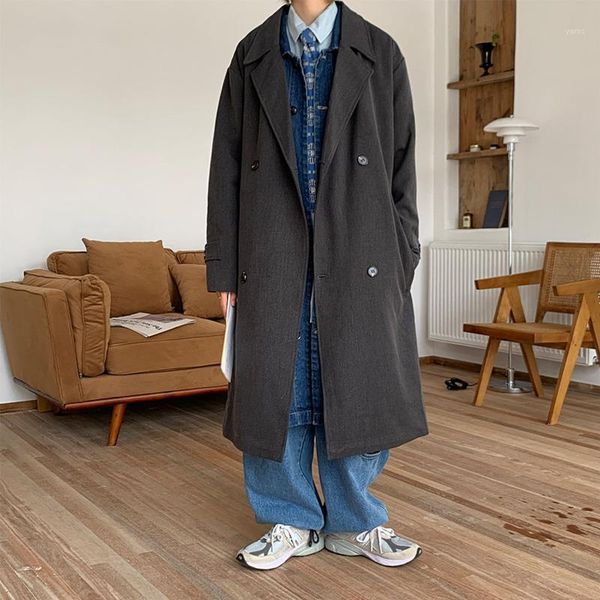 korean style windbreaker men's fashion solid color cotton casual long coat men streetwear wild loose jackets coat mens trench1, Tan;black
korean style windbreaker men's fashion solid color cotton casual long coat men streetwear wild loose jackets coat mens trench1, Tan;black