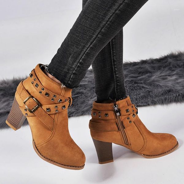 trend designer fashion wind-tied stud rivet women ankle boots flock handmade sewing buckle zip square heel shoes female ladies1, Black
trend designer fashion wind-tied stud rivet women ankle boots flock handmade sewing buckle zip square heel shoes female ladies1, Black