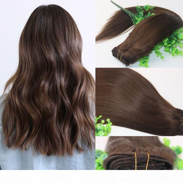 8a clips human hair extension 4# dark brown straight brazilian human hair 7pcs 120gram 12inch 20inch 26inch, Black
8a clips human hair extension 4# dark brown straight brazilian human hair 7pcs 120gram 12inch 20inch 26inch, Black