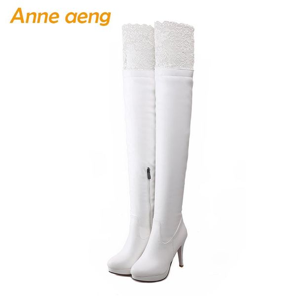 winter women over-the-knee boots platform high thini heels zipper lace ladies women shoes white thigh high boots big size, Black
winter women over-the-knee boots platform high thini heels zipper lace ladies women shoes white thigh high boots big size, Black