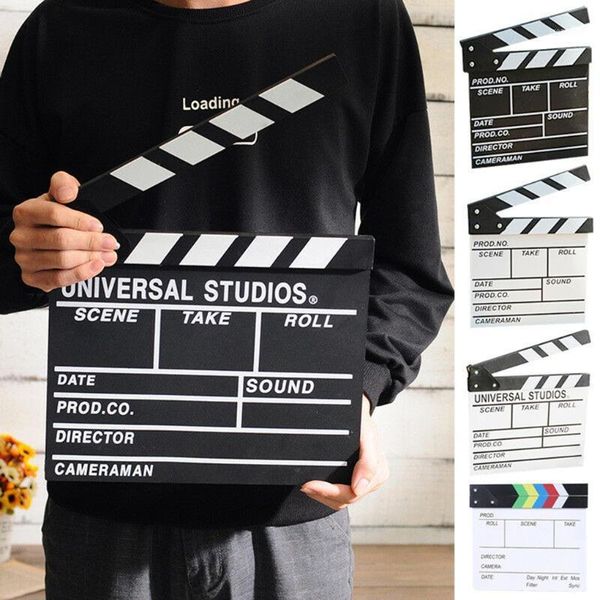 lighting & studio accessories director's film clapboard action scene clapper board wooden movie clap slate1
lighting & studio accessories director's film clapboard action scene clapper board wooden movie clap slate1