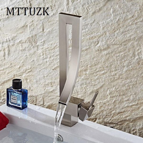 bathroom sink faucets mttuzk unique design single handle waterfall brushed nickel basin faucet tap and cold mixer1
bathroom sink faucets mttuzk unique design single handle waterfall brushed nickel basin faucet tap and cold mixer1