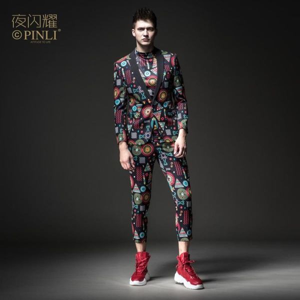men's suits & blazers male casual printed suit blazer by183106067 and cropped pants by183115069 t shirt by183111068 3 pcs set, White;black
men's suits & blazers male casual printed suit blazer by183106067 and cropped pants by183115069 t shirt by183111068 3 pcs set, White;black