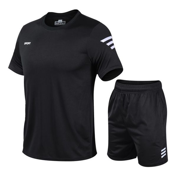 2 pcs/set men's tracksuit gym fitness badminton sports suit clothes running jogging sport wear exercise workout set sportswear lj201126, Gray
2 pcs/set men's tracksuit gym fitness badminton sports suit clothes running jogging sport wear exercise workout set sportswear lj201126, Gray