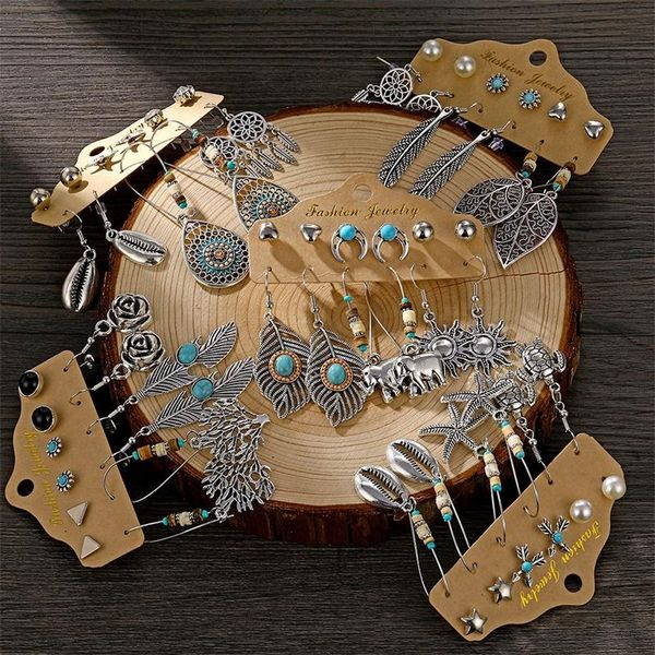 fnio vintage boho flower moon earrings for women silver color feather sun dangle earring set 2020 fashion ethnic earring jewelry
fnio vintage boho flower moon earrings for women silver color feather sun dangle earring set 2020 fashion ethnic earring jewelry
