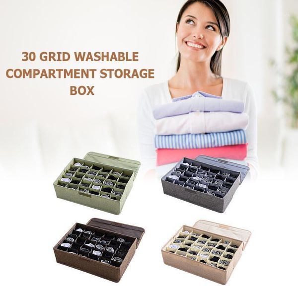 30 grids bra underwear organizer foldable home storage box non-woven wardrobe drawer closet scarfs socks organizer dividers box1
30 grids bra underwear organizer foldable home storage box non-woven wardrobe drawer closet scarfs socks organizer dividers box1