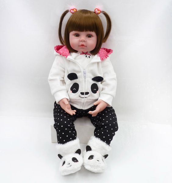 bebes reborn doll 47cm baby girl dolls soft silicone boneca reborn brinquedos bonecas children's day gifts toys bed time plamate 1011
bebes reborn doll 47cm baby girl dolls soft silicone boneca reborn brinquedos bonecas children's day gifts toys bed time plamate 1011
