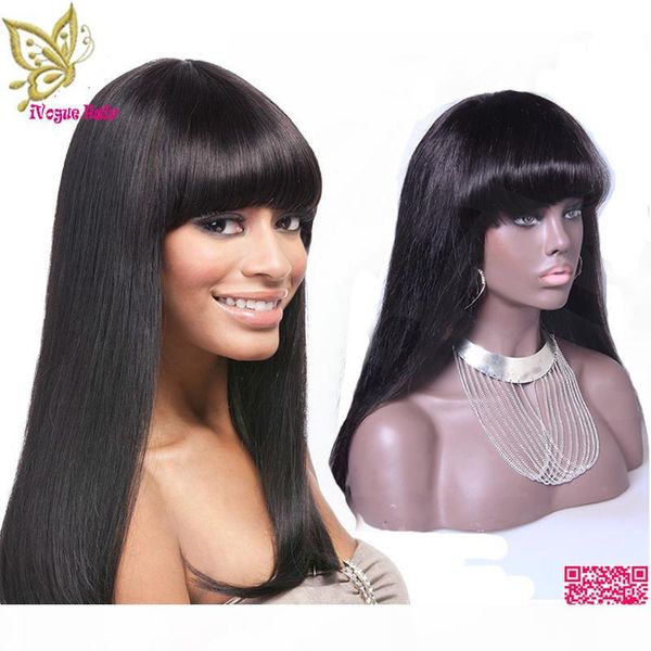silky straight full lace wigs human hair perucian human hair lace front wigs with bangs for black women quality, Black;brown
silky straight full lace wigs human hair perucian human hair lace front wigs with bangs for black women quality, Black;brown