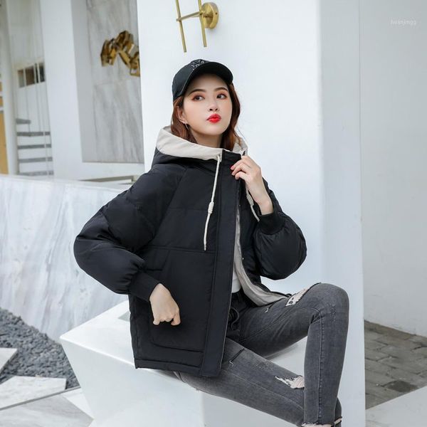 winter clothes women 2020 down cotton jackets womens hooded parkas woman coats short warm chaqueta mujer tn10331, Black
winter clothes women 2020 down cotton jackets womens hooded parkas woman coats short warm chaqueta mujer tn10331, Black