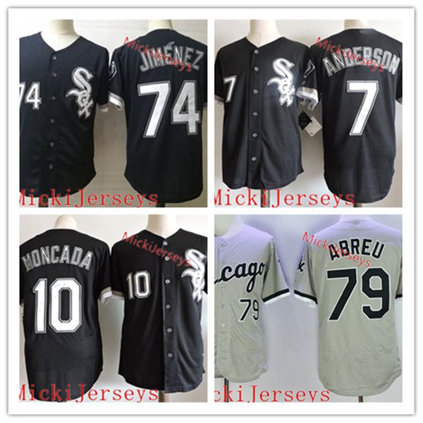 мужская ncaa # 7 тим андерсон # 10 yoan moncada трикотажные изделия # 79 хосе абреу # 74 eloy jimenez jersey s-3xl, Black
мужская ncaa # 7 тим андерсон # 10 yoan moncada трикотажные изделия # 79 хосе абреу # 74 eloy jimenez jersey s-3xl, Black