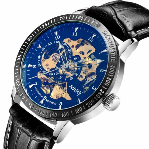 wristwatches fashion mechanical hand wind men clock timer erkek kol saati relogio masculino men's watch timepiece, Slivery;brown
wristwatches fashion mechanical hand wind men clock timer erkek kol saati relogio masculino men's watch timepiece, Slivery;brown