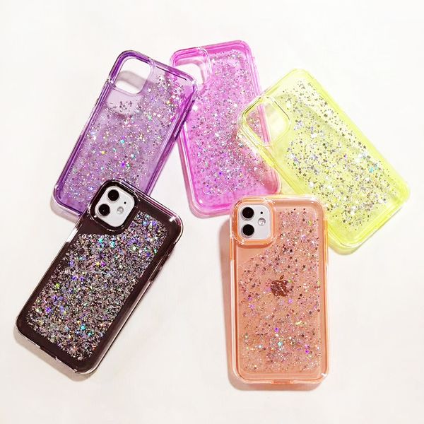 iphone 12 flash chip solid color gradient mobile phone case tpu flash powder drop glue apple 11 two in one protective case customization
iphone 12 flash chip solid color gradient mobile phone case tpu flash powder drop glue apple 11 two in one protective case customization