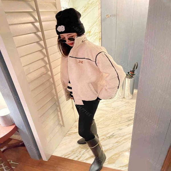 21ss winter women casual wool coat zipper hoodie jackets thick and cotton super warm logo brand female designer clothes wholesale, Black
21ss winter women casual wool coat zipper hoodie jackets thick and cotton super warm logo brand female designer clothes wholesale, Black