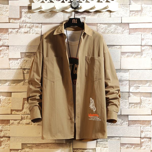 brand 2021 spring autumn long sleeves new collar korea style print shirt for men's clothes vyyv, White;black
brand 2021 spring autumn long sleeves new collar korea style print shirt for men's clothes vyyv, White;black