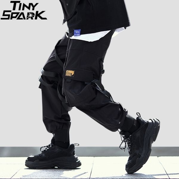 hip hip pants jogger streetwear cargo pants pockets swag ribbon harajuku men hiphop trousers joggers ankle length pants 201125, Black
hip hip pants jogger streetwear cargo pants pockets swag ribbon harajuku men hiphop trousers joggers ankle length pants 201125, Black