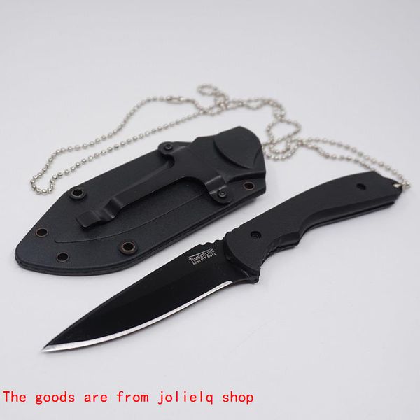 фиксированный нож новый тактический шеи blade 440a нож из нержавеющей стали 58hrc открытый ножи выживания небольшая прямая охота на домохозя 
фиксированный нож новый тактический шеи blade 440a нож из нержавеющей стали 58hrc открытый ножи выживания небольшая прямая охота на домохозя