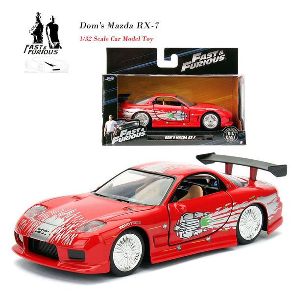 1/32 fast and furious dom's mazda rx-7 simulation metal diecast model cars kids toys
1/32 fast and furious dom's mazda rx-7 simulation metal diecast model cars kids toys