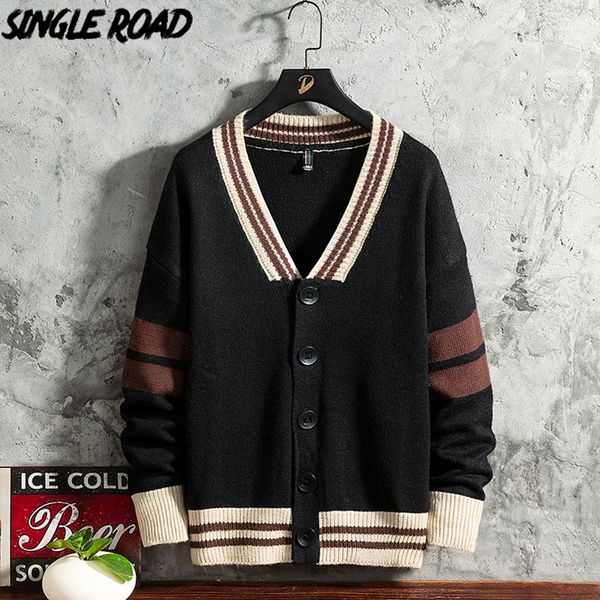 singleroad mens cardigan knitted men winter side striped patchwork sweater harajuku oversized sweaters khaki sweater men 201105, White;black
singleroad mens cardigan knitted men winter side striped patchwork sweater harajuku oversized sweaters khaki sweater men 201105, White;black